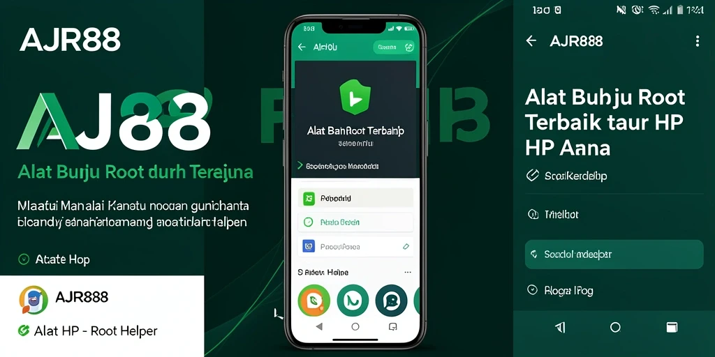 Tampilan antarmuka AJR88 yang sederhana dan fungsional.