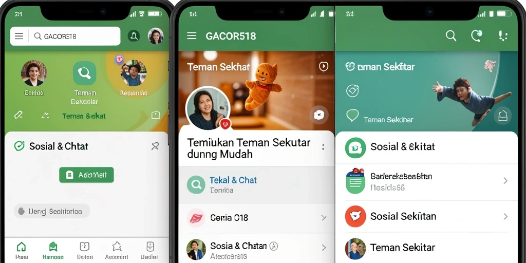 Antarmuka GACOR518 yang ramah pengguna untuk mencari teman baru.
