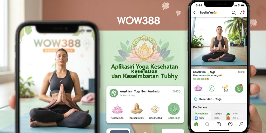 Antarmuka WOW388 menampilkan berbagai pose Yoga yang mudah diakses.